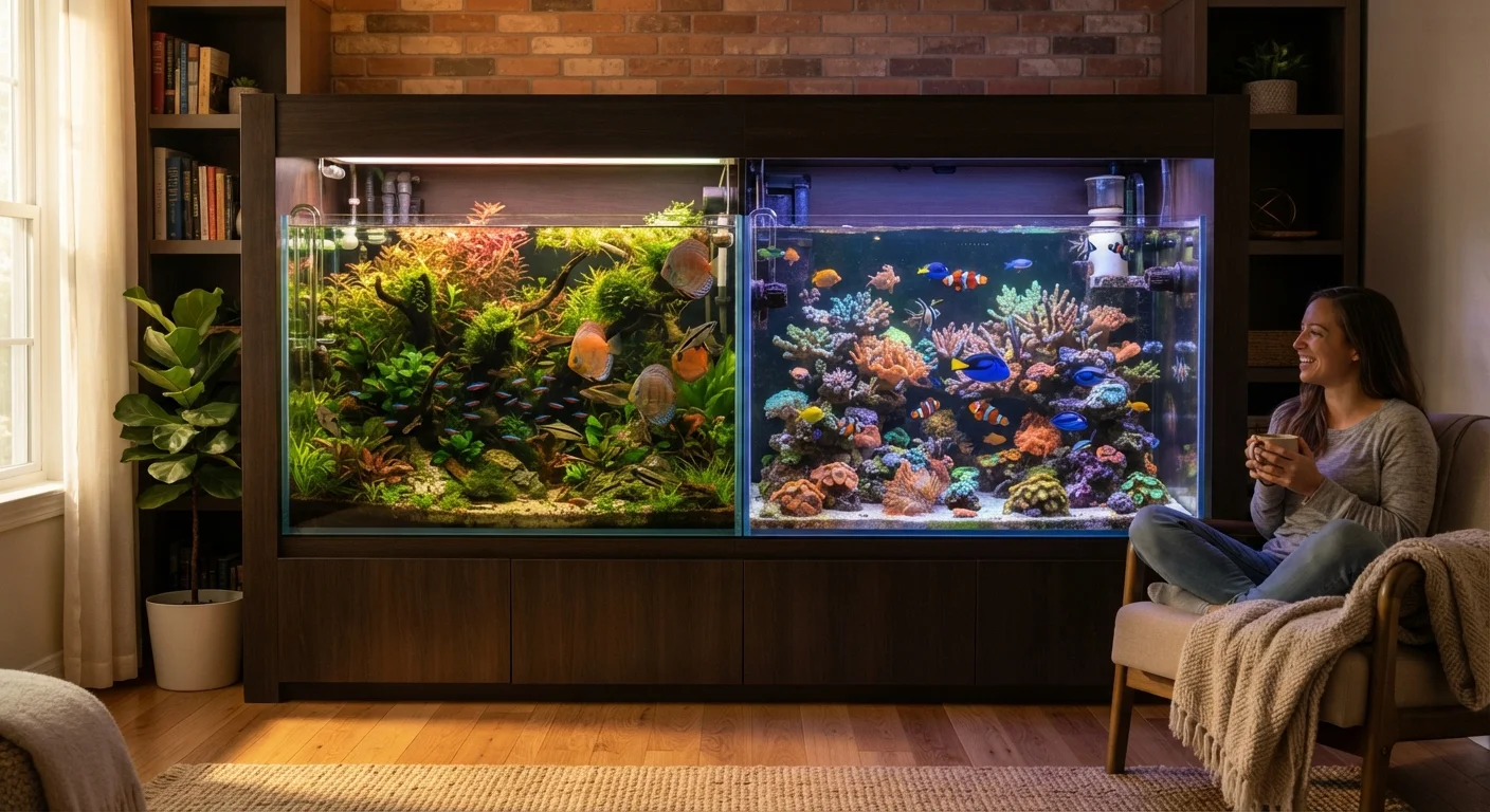 Freshwater vs. Saltwater Fish Tanks: Choosing the Right Setup for Your Home