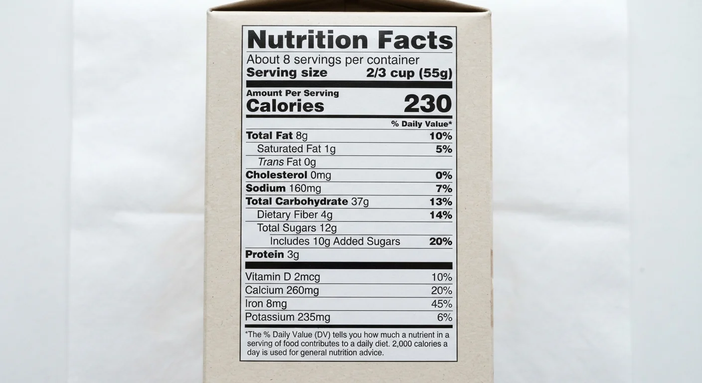 Nutrition Labels Decoded: What Every Number and Percentage Means