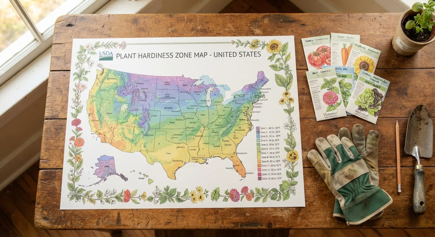 Reading a Plant Hardiness Zone Map