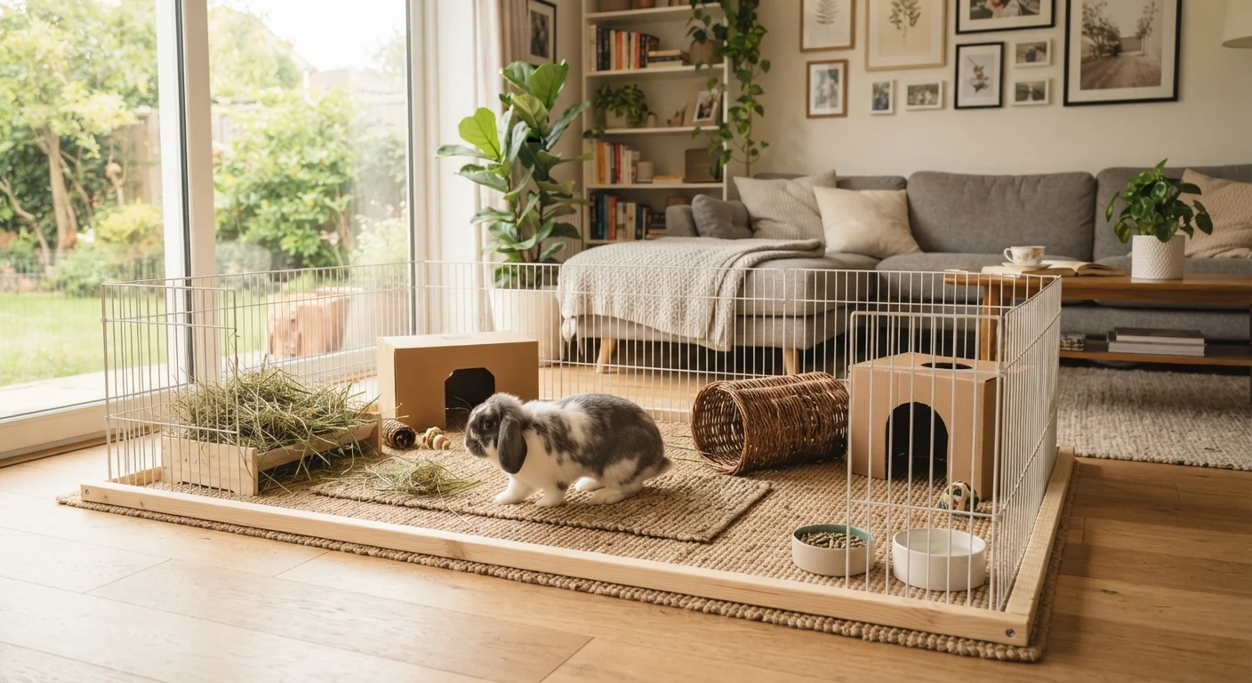 Setting Up a Rabbit-Safe Living Space Indoors