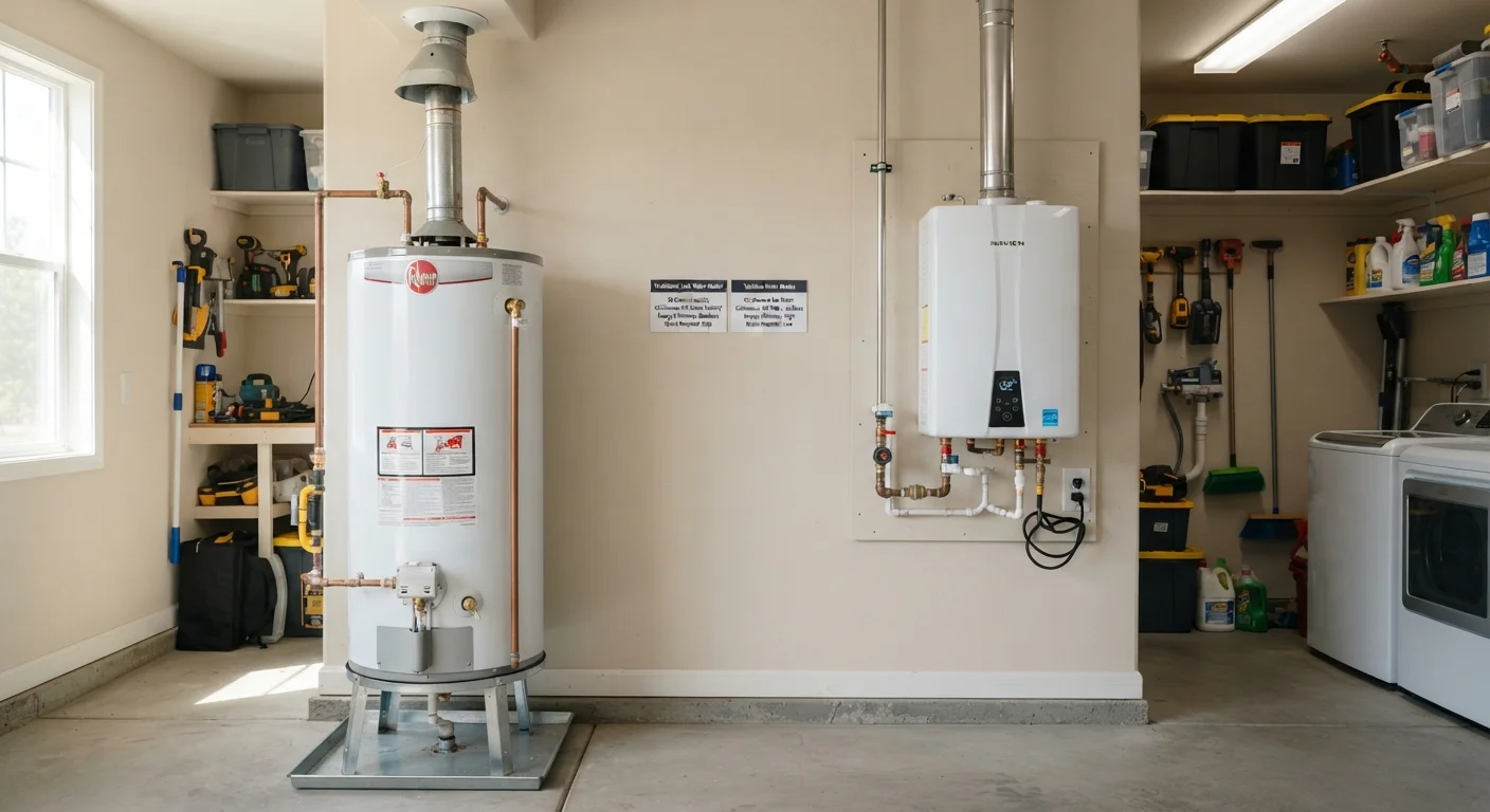 Tank Water Heaters vs. Tankless: What Changes for Your Daily Maintenance Routine