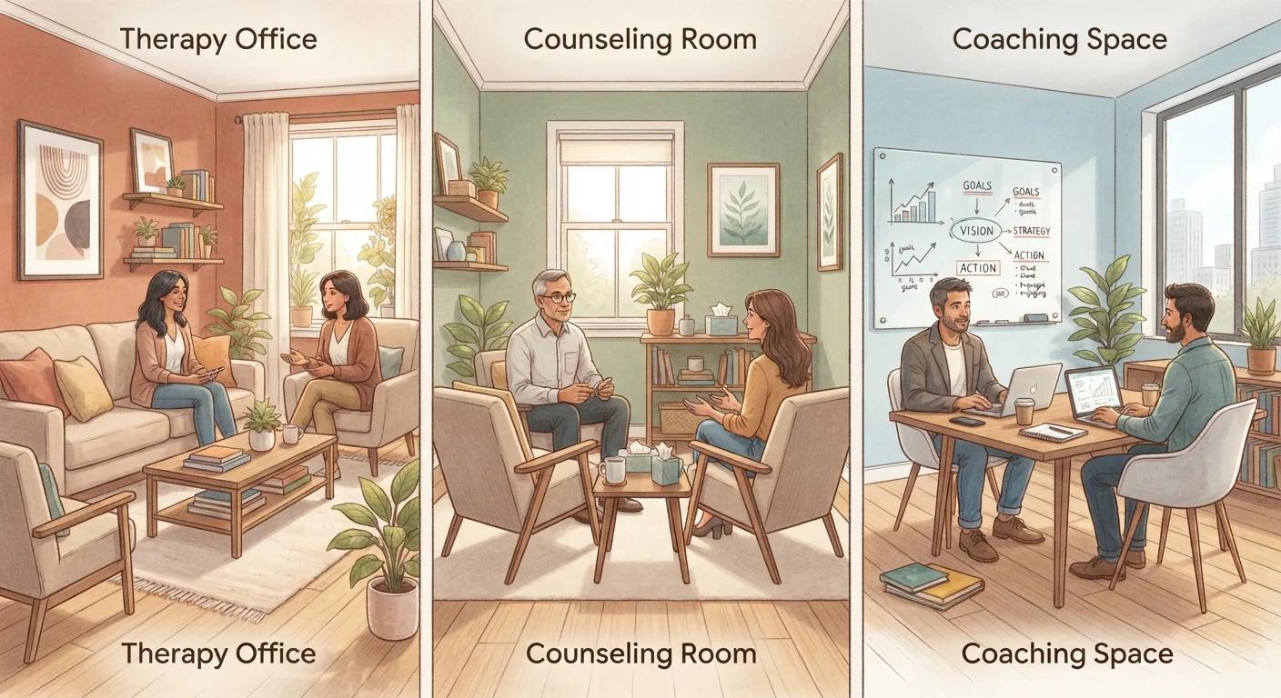 Therapy, Counseling, and Coaching: Understanding the Differences